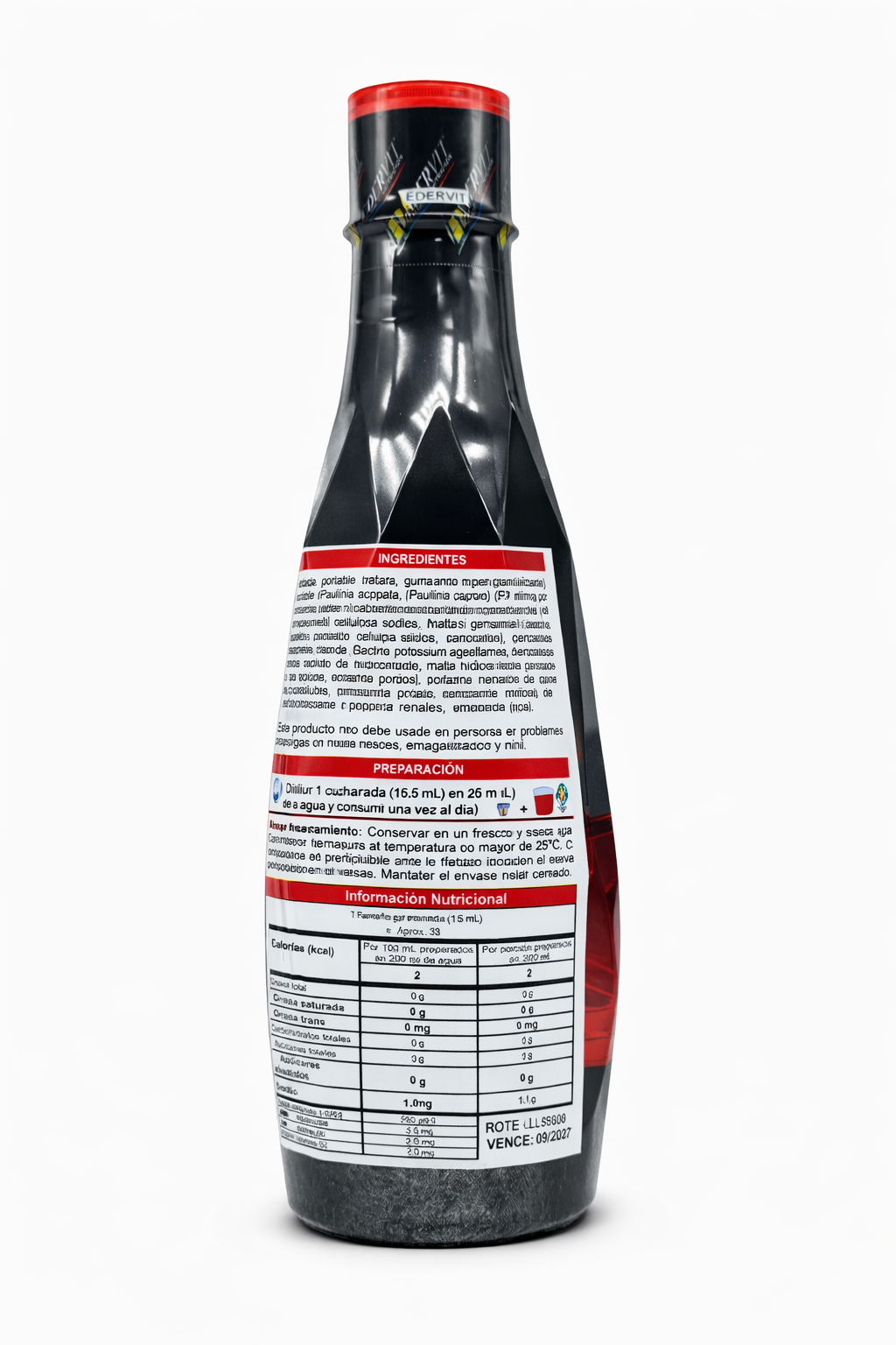 FULL 100 – 500 mL Bebida funcional energizante con guaraná, borojó y chontaduro - EDERVIT