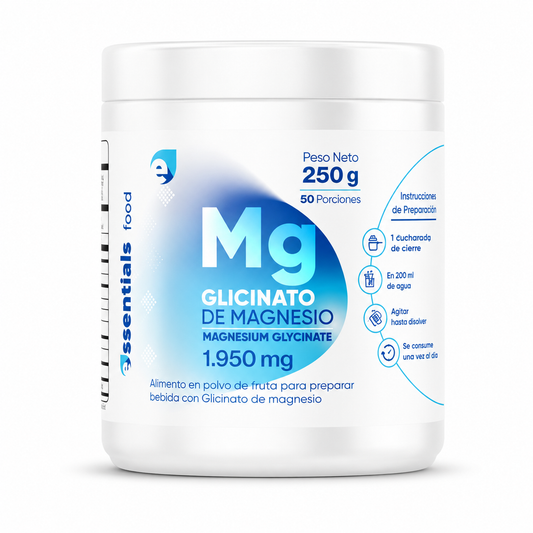 Glicinato de Magnesio en Polvo 250 g Essential’s Food