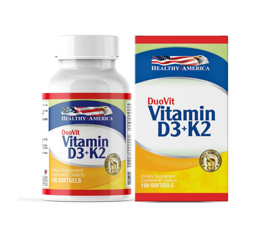 DUOVIT VITAMIN D3+K2 100 SOFTGELS