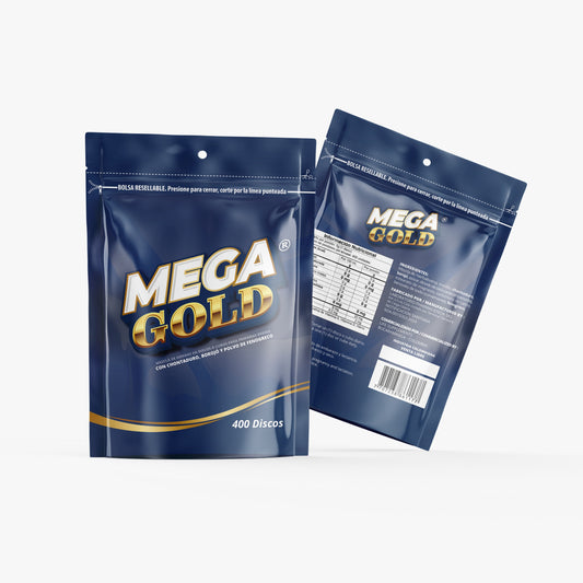 Mega Gold Discos con Chontaduro, Borojó y Fenogreco x 400
