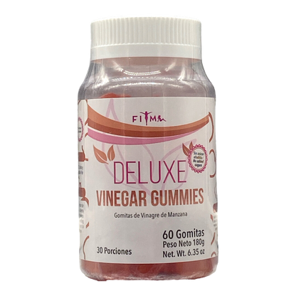 Deluxe Vinegar Gummies Gomitas de Vinagre Manzana  x 60 und - FITME