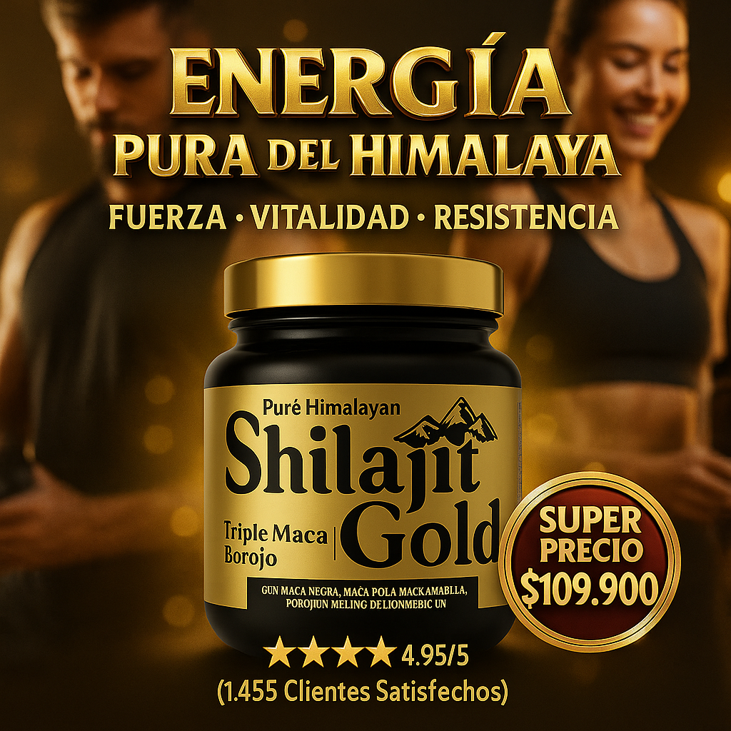 Shilajit Gold Triple Maca + Borojó 125 ml – Puré Himalayan - Promoción x 3 Und
