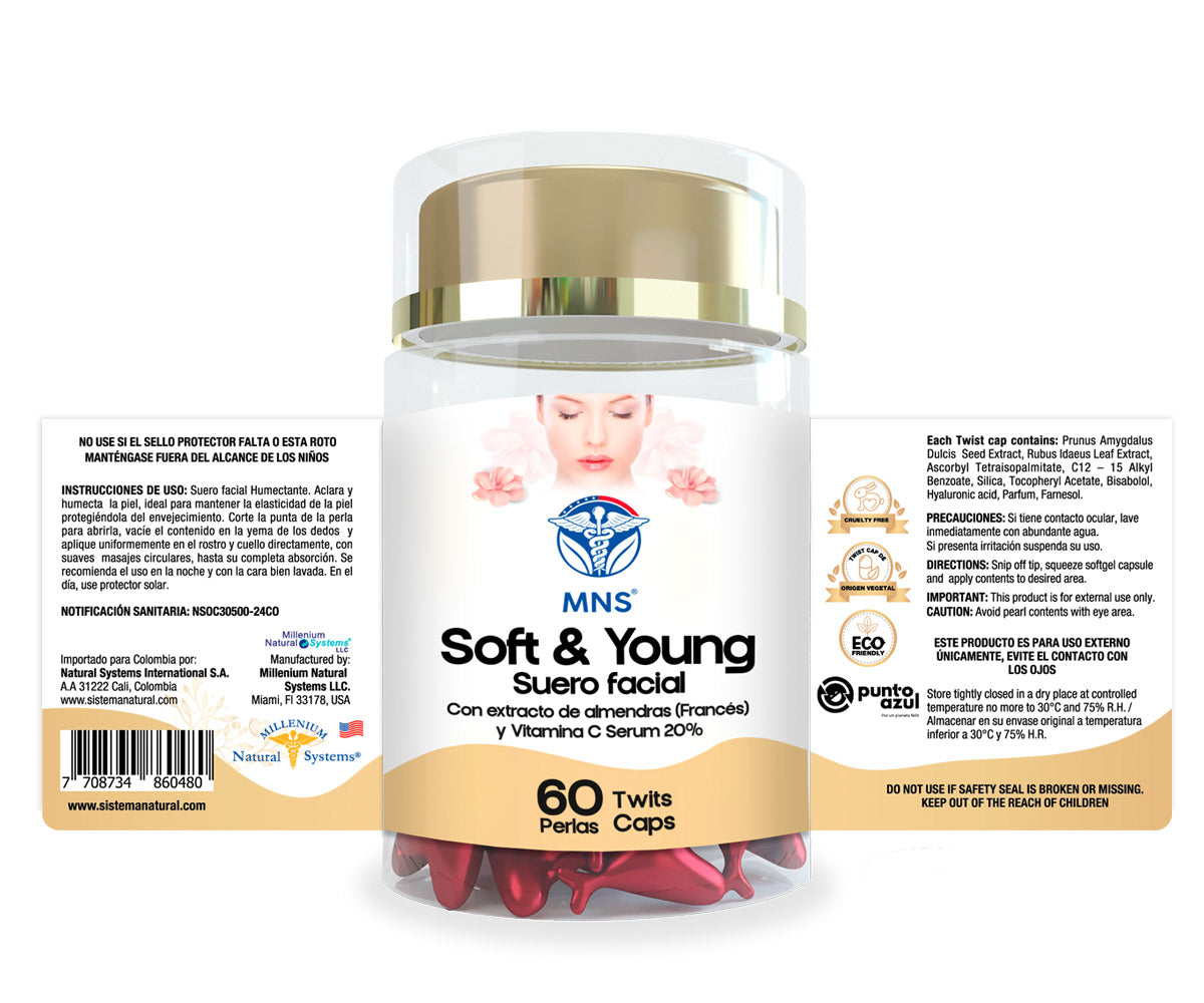 Soft & Young x 60 Twist Caps Suero Facial