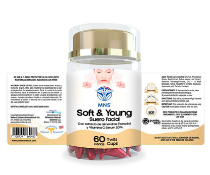 Soft & Young x 60 Twist Caps Suero Facial