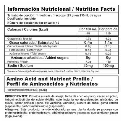 Nutra Vegan Protein Mocaccino - Proteína Vegana