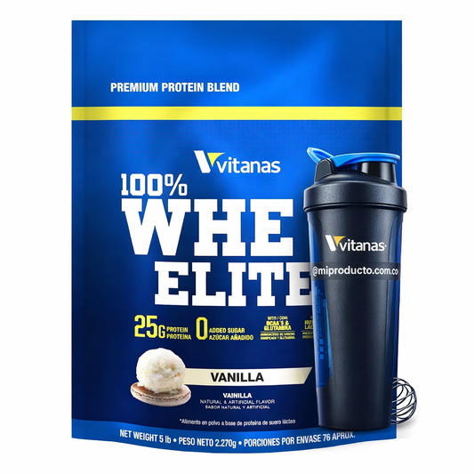 100% Whey Elite x 5 libras – Vainilla
